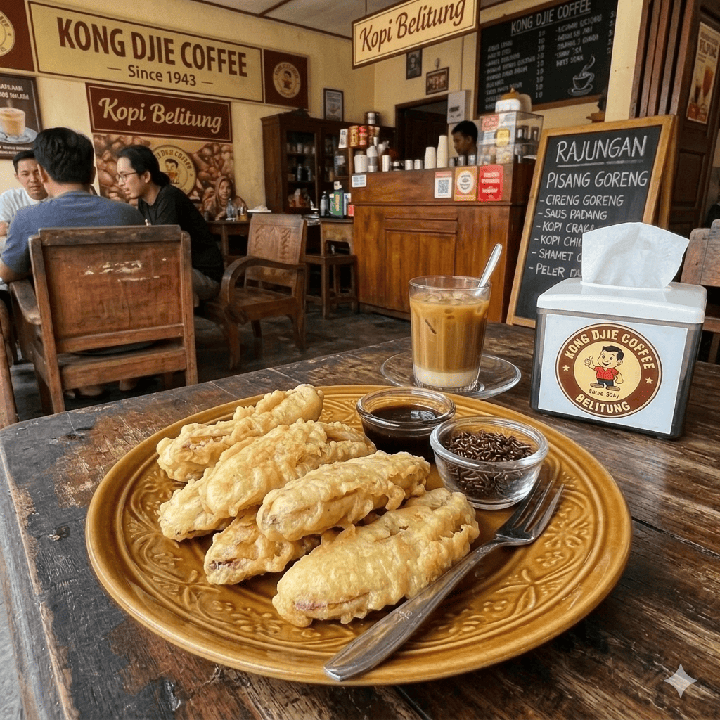 Pisang Goreng Original Kedai Kopi Kong Djie